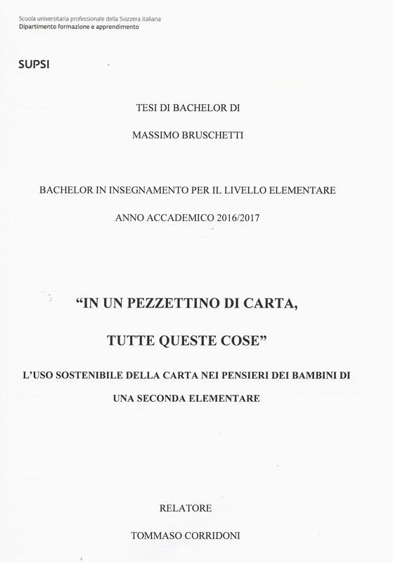 un pezzettino di carta