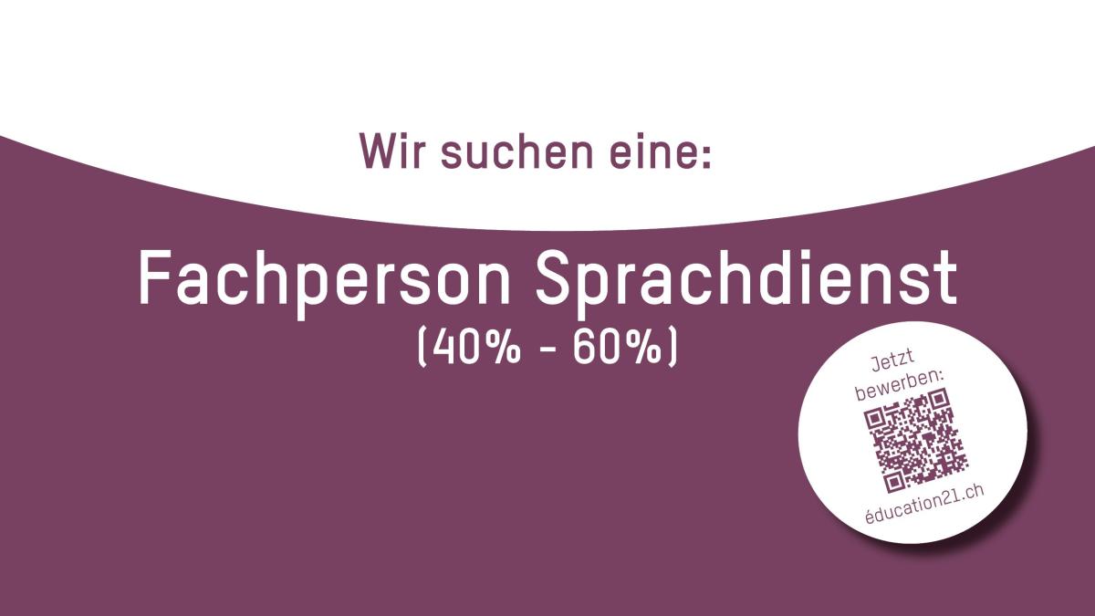 offene Stelle Fachperson Sprachdienst